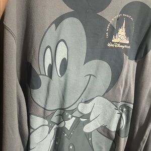Disney Gray Mickey Mouse Sweatshirt
